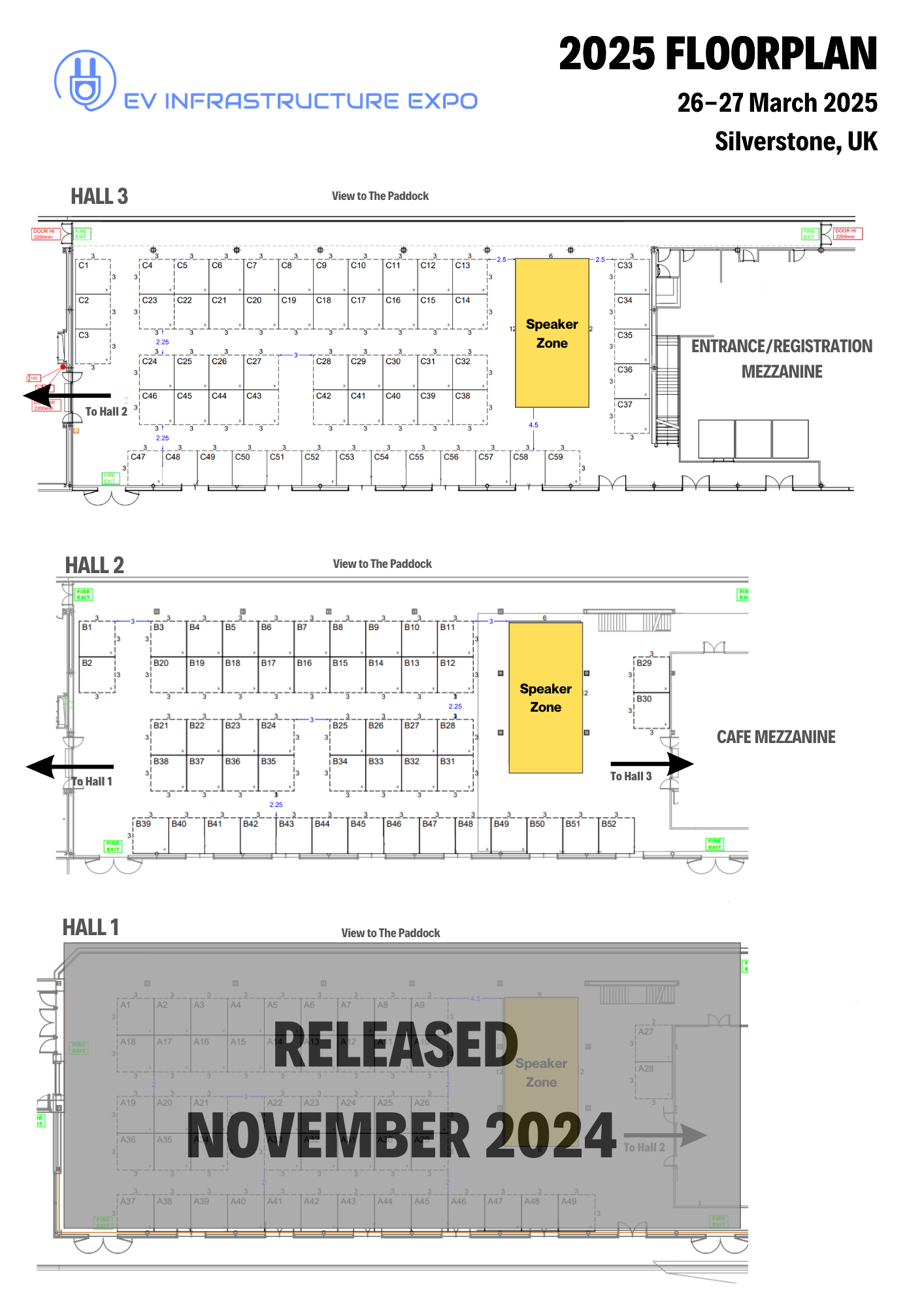 Floorplan 2025 EV Infrastructure Expo